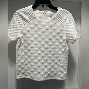 1. STATE White Short Sleeve Top